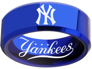 New York Yankees Ring | Blue Wedding Band | Sizes 6-13 #yankees