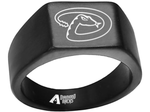 Arizona Diamondbacks BlackTitanium Steel Ring #arizona #diamondbacks #mlb